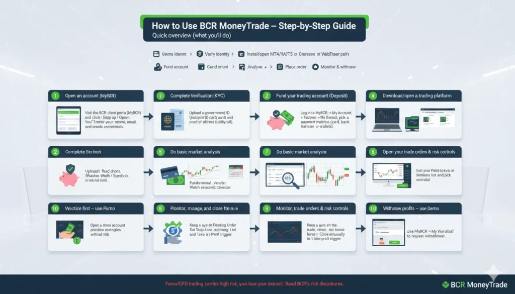 How to Use BCR MoneyTrade - Step-by-Step Guide