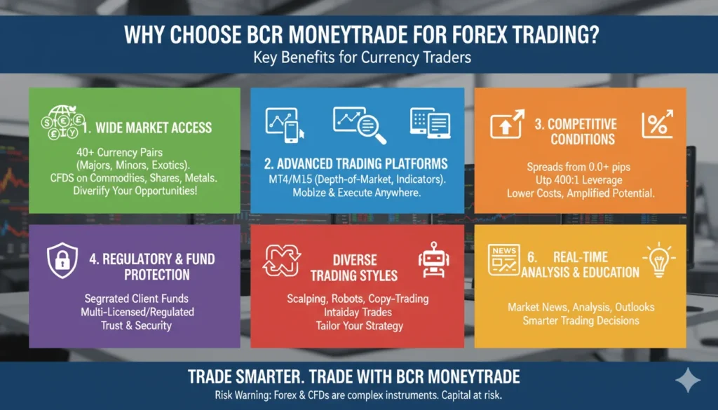Why Choose BCR MoneyTrade for Forex Trading?
