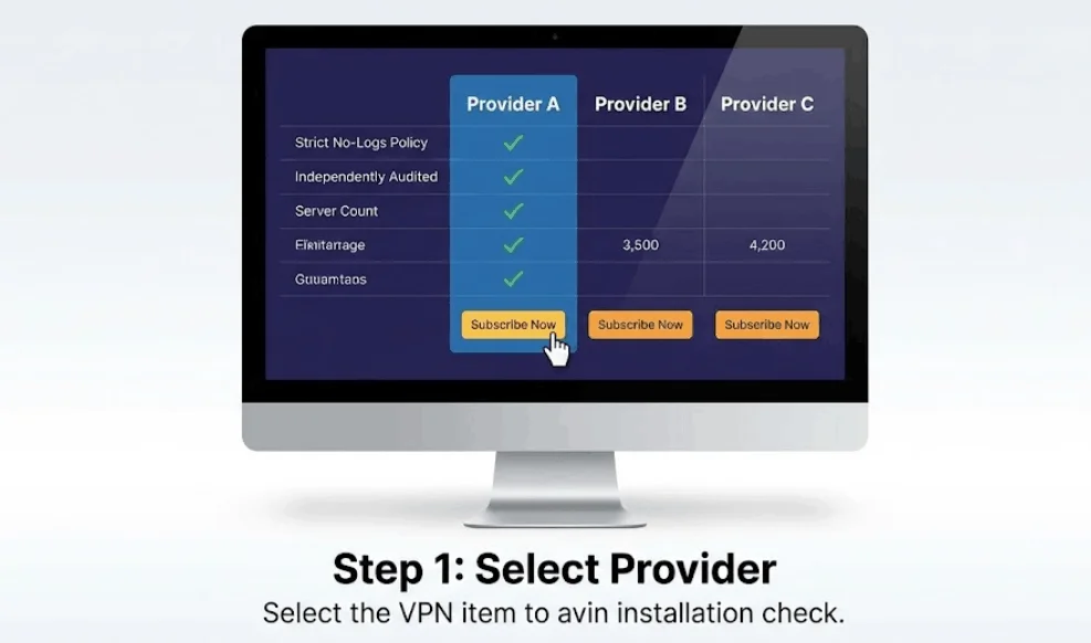 Select right VPN provider