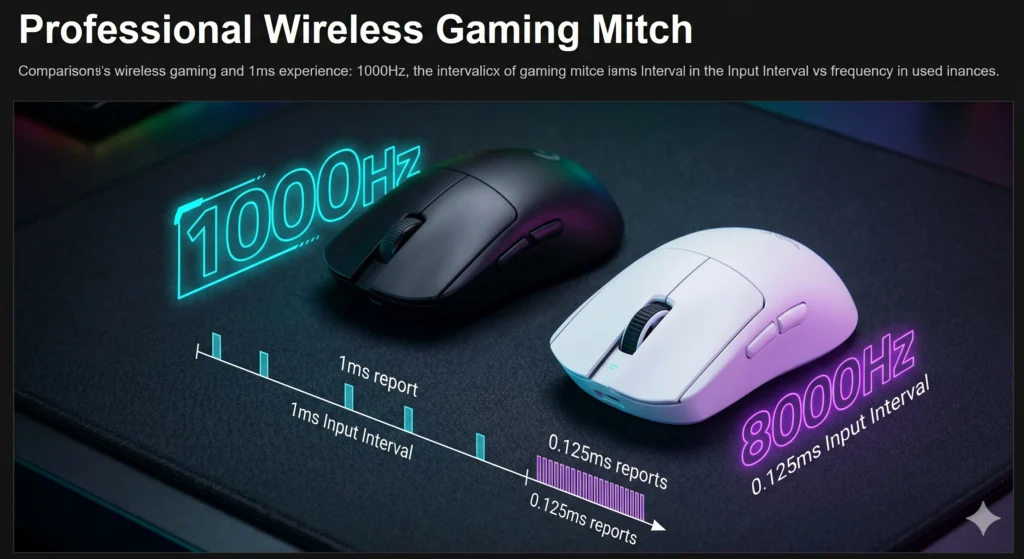 8000Hz vs 1000Hz Polling Rate