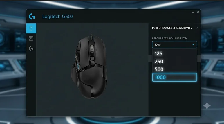 How to Change Polling Rate Using Logitech G HUB How to Change Polling Rate Using Logitech G HUB