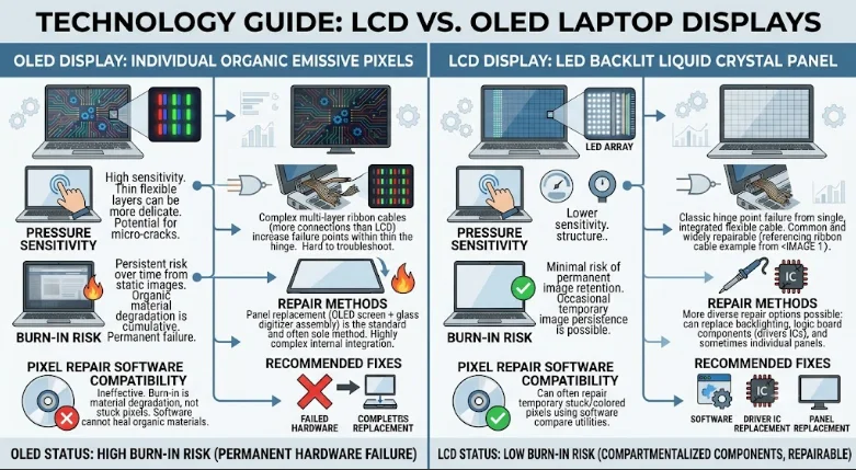 LCD VS OLED laptop display LCD VS OLED laptop display