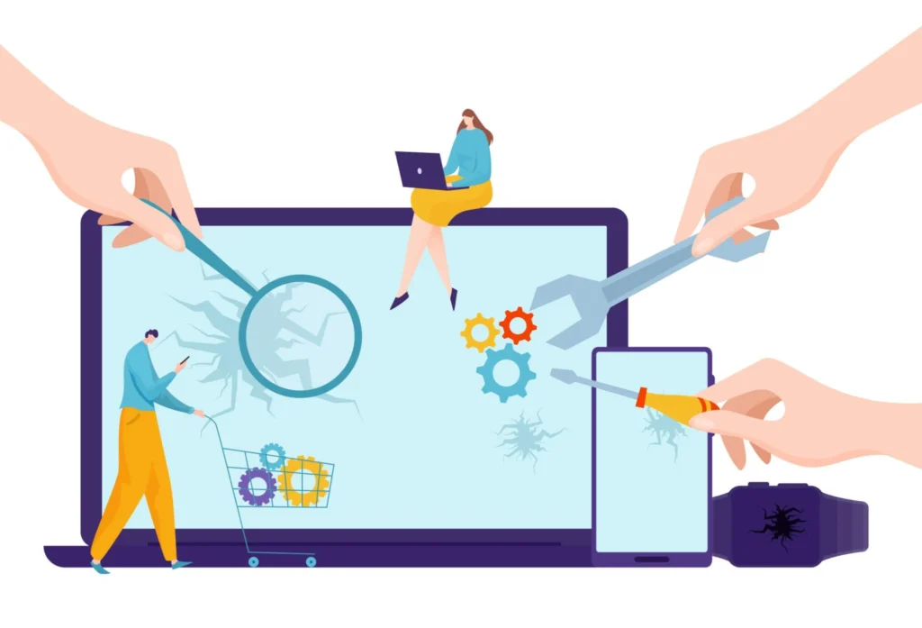 Laptop and phone screen problems troubleshooting guide