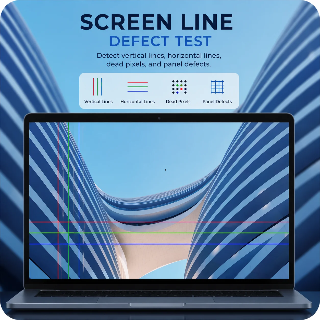 Screen Line Defect Test