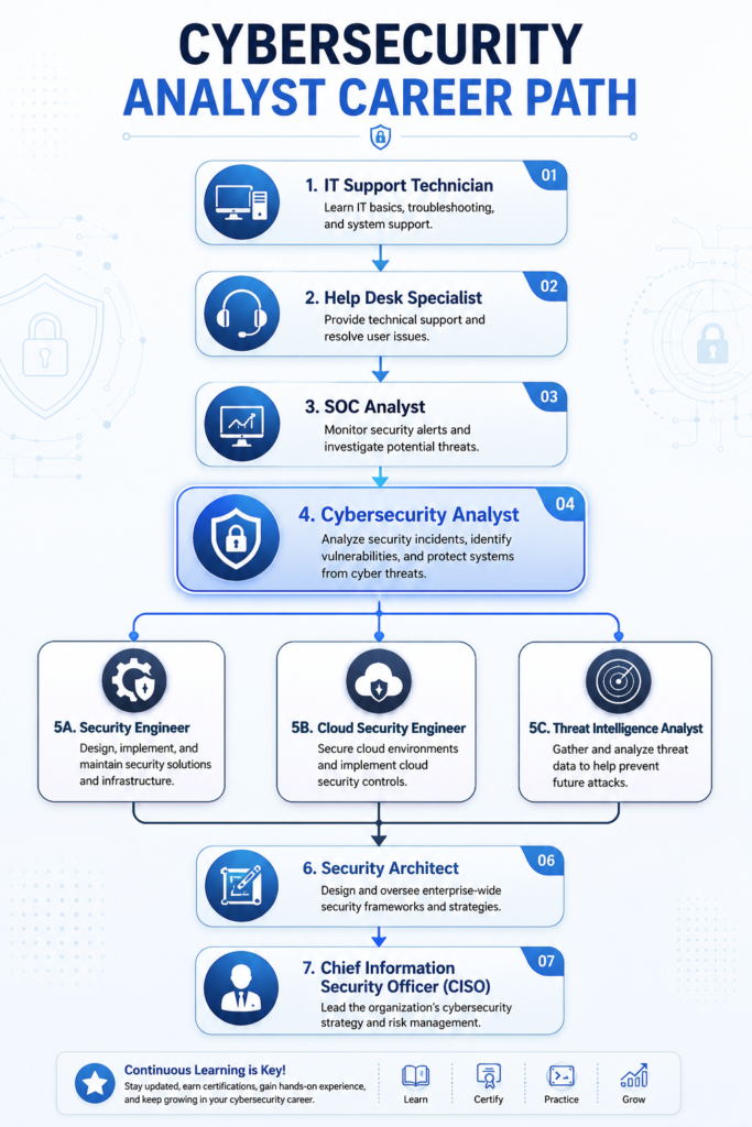 cybersecurity analyst career path