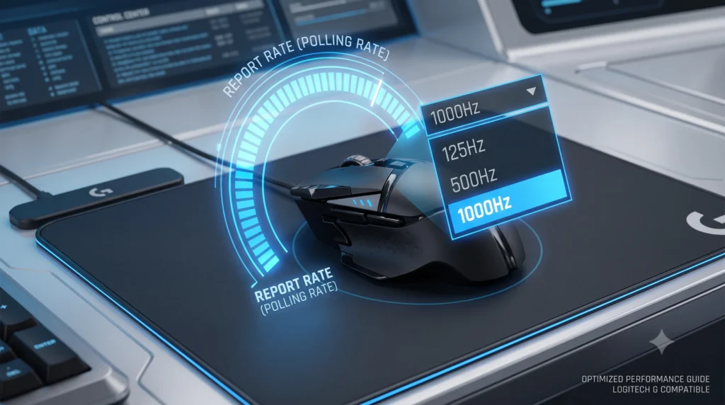 How to Change Polling Rate on a Logitech Mouse