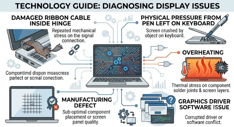 Diagnosing dead pixel issues