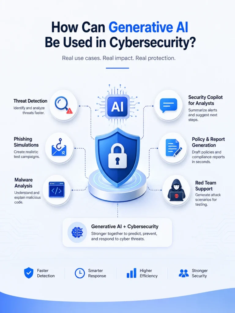 How can generative AI be used in cybersecurity? AI cybersecurity use cases